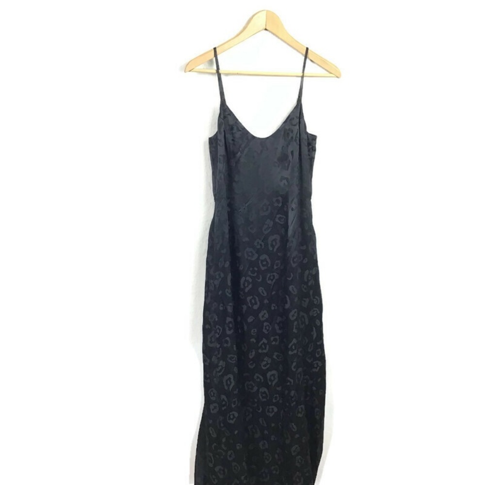 L’agence Dress Shani Silk Leopard Print Maxi Slip - Picture 3 of 10